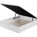 Canapé abatible de madera blanco