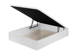 Canapé abatible de madera blanco