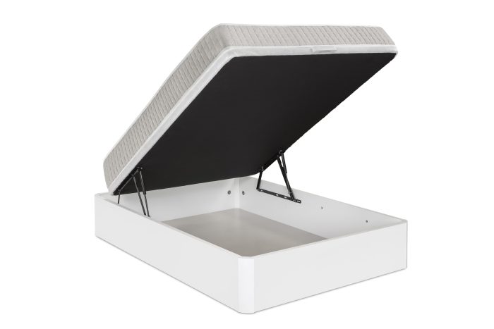 Canapé madera blanco + Colchón Pronature Plus + Almohada de fibra - Imagen 3